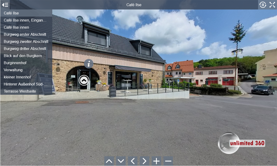 Burg Ranis und Café Ilse
